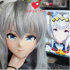 (GLA07)Customize Character'! Female/Girl Resin Full/Half Head With Lock Anime Cosplay Japanese Animego Kigurumi Mask (GLA07)Customize Character'! Female/Girl Resin Full/Half Head With Lock Anime Cosplay Japanese Animego Kigurumi Mask